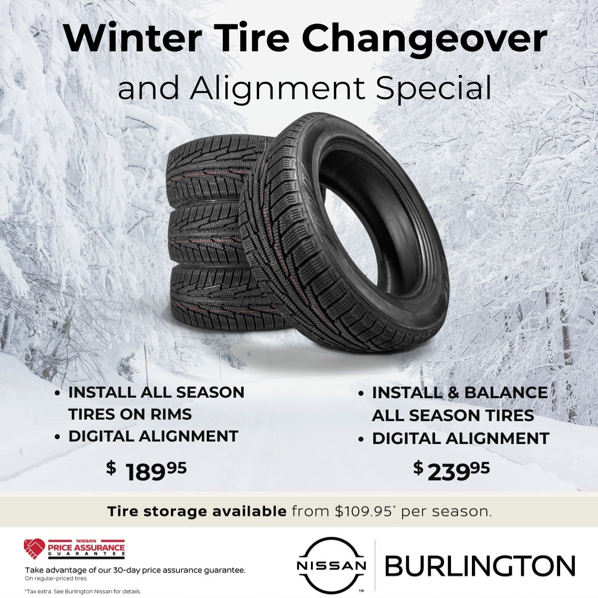 Tire Change & Alignment Special