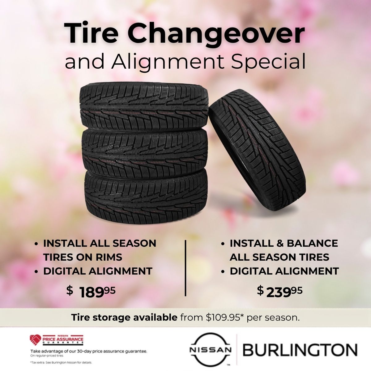 Tire Change & Alignment Special